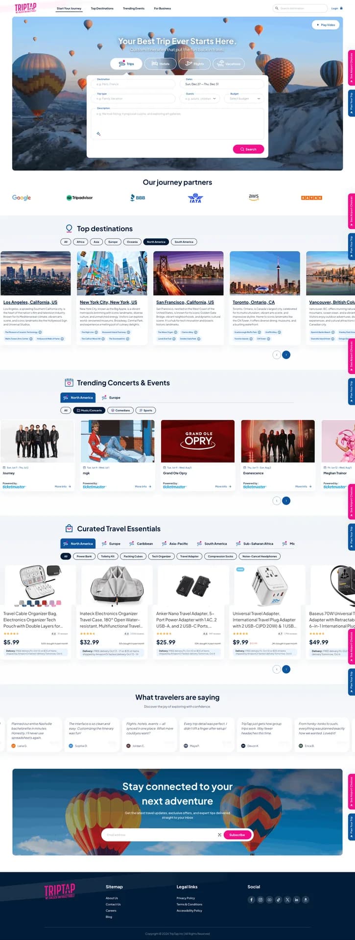Triptap - Screenshot 1